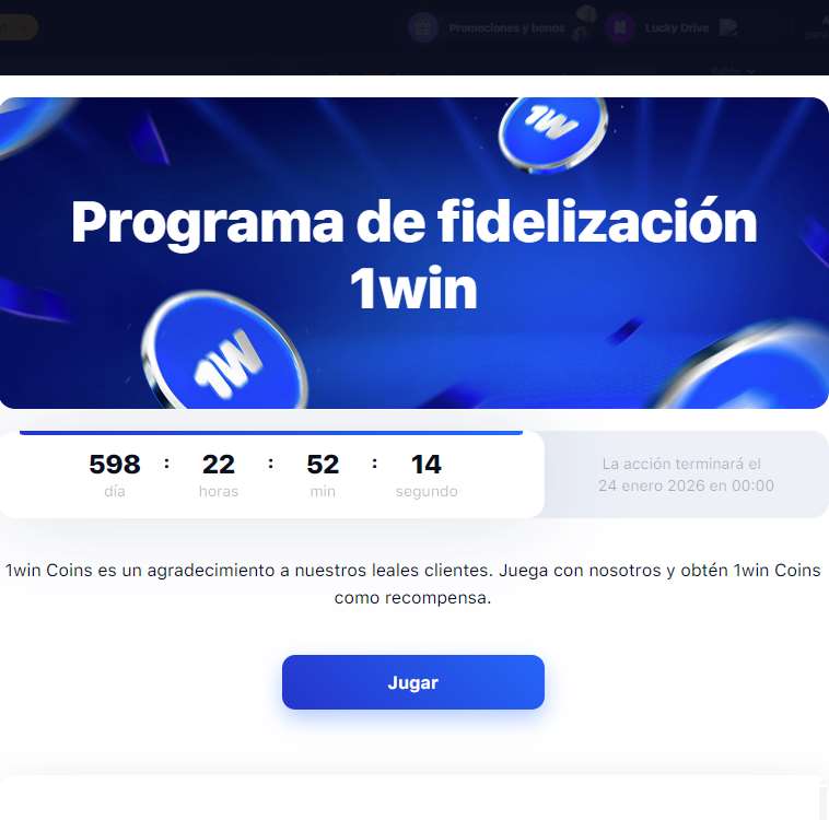 Programa de fidelización en el sitio web.